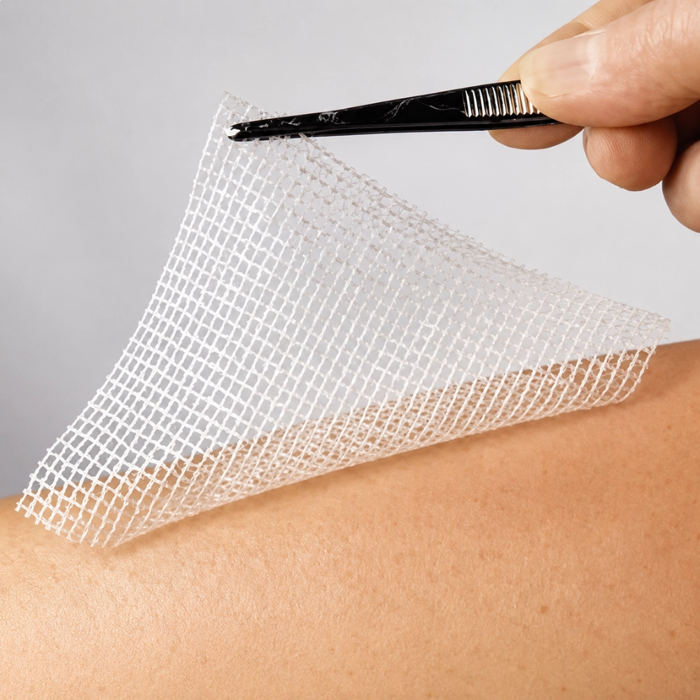 Curativo Adaptic 7,6 x 20,3cm Unidade Malha De Petrolato Não Aderente 3m