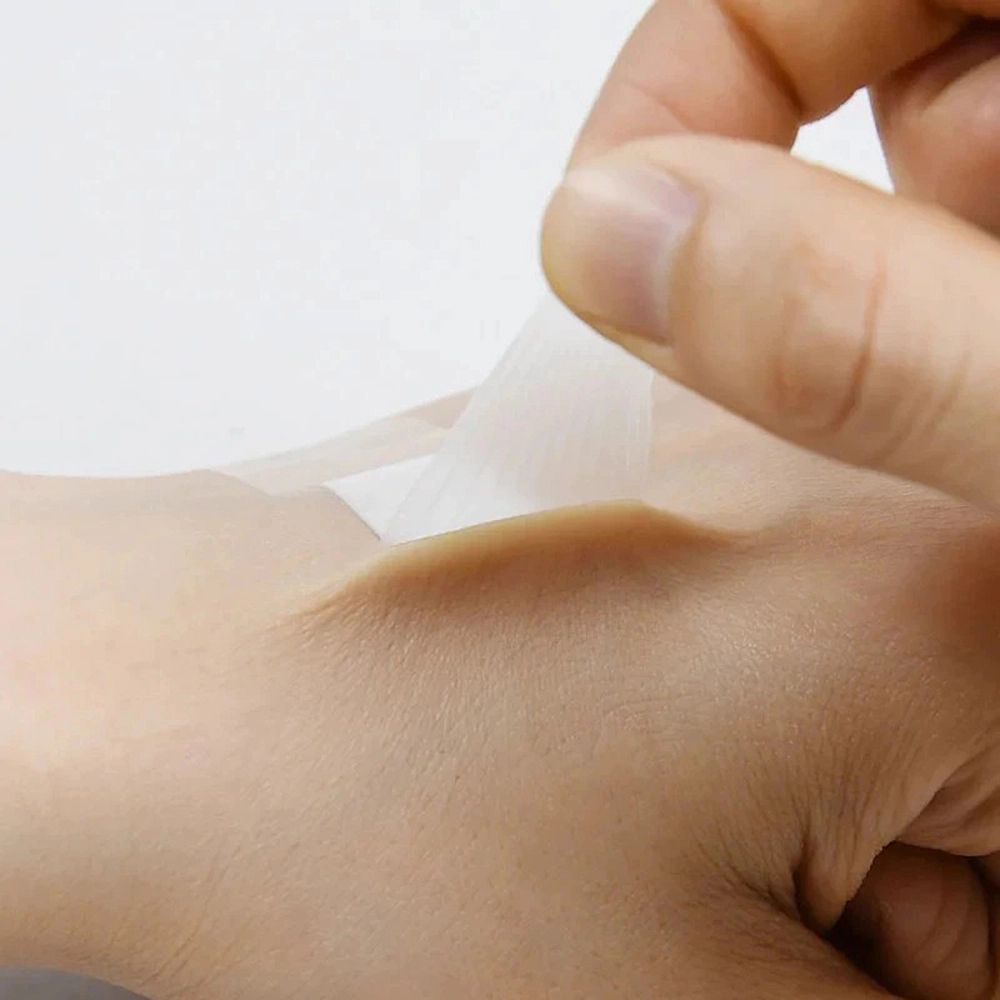 Curativo Band Aid Extra Grande Transparente Flexivel Impermeavel Alta Fixaçao 7,5 x 5 Cm Missner