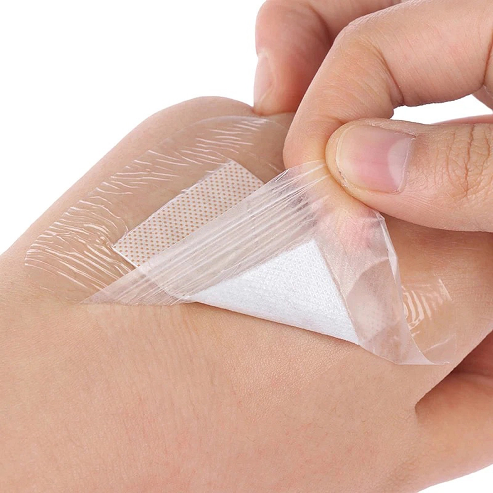 Curativo Band Aid Extra Grande Transparente Flexivel Impermeavel Alta Fixaçao 7,5 x 5 Cm Missner