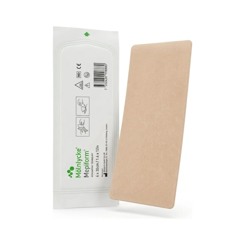 Curativo de Silicone Mepiform 4x30cm Molnlycke