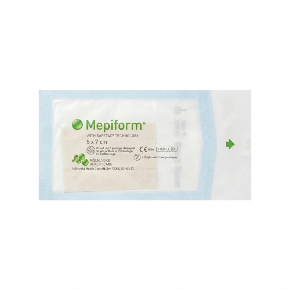 Curativo de Silicone Mepiform 5x7,5 cm Molnlycke