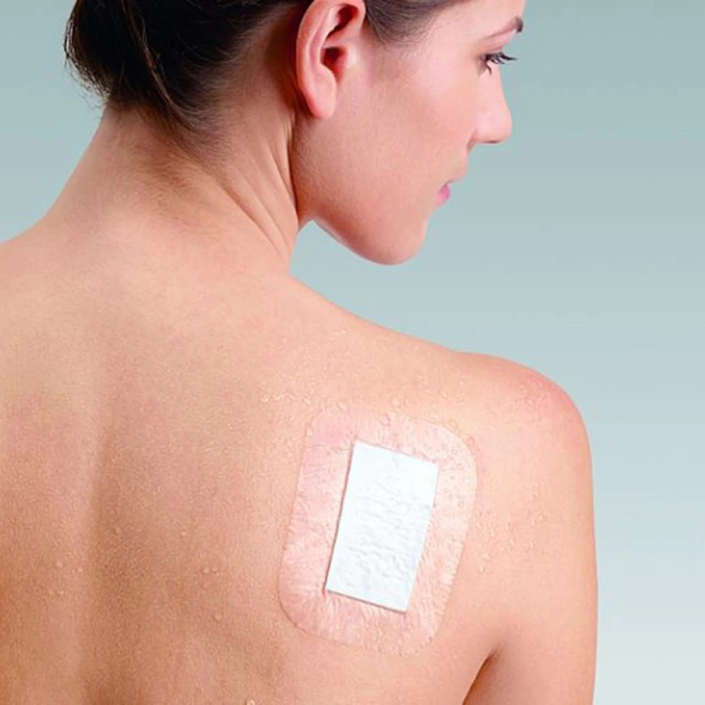 Curativo Filme De PU Poliuretano Espuma Absorvente Hipoalergênico M-TEC 10 x 10 cm Missner