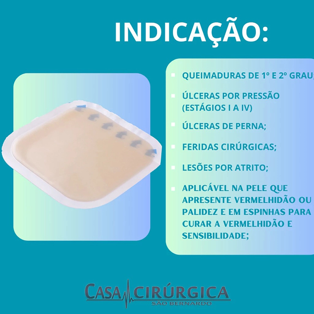 Curativo Hidrocolóide Kangli Derm Para Escara Lesão De Pele Ulcera De Pressão Queimadura Com Ou Sem Borda Alta Qualidade