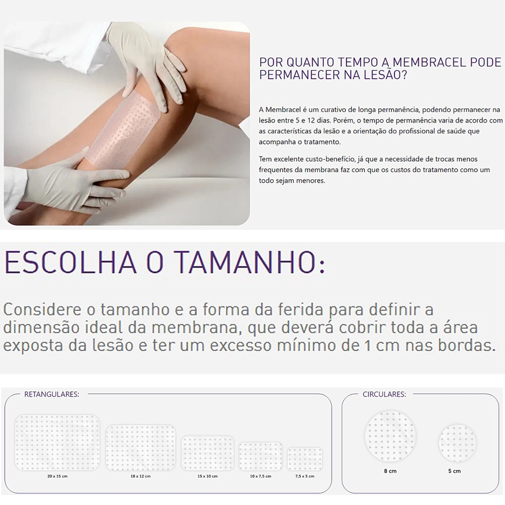 Curativo Membracel Membrana Regeneradora Porosa Estéril Vuelo
