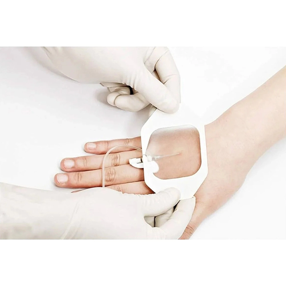 Curativo Placa Filme Adesivo Transparente Sem Fenestra Facil Remoçao Para Cateter Tatuagem Kangli Film 10 x 12 CM Vita Medical