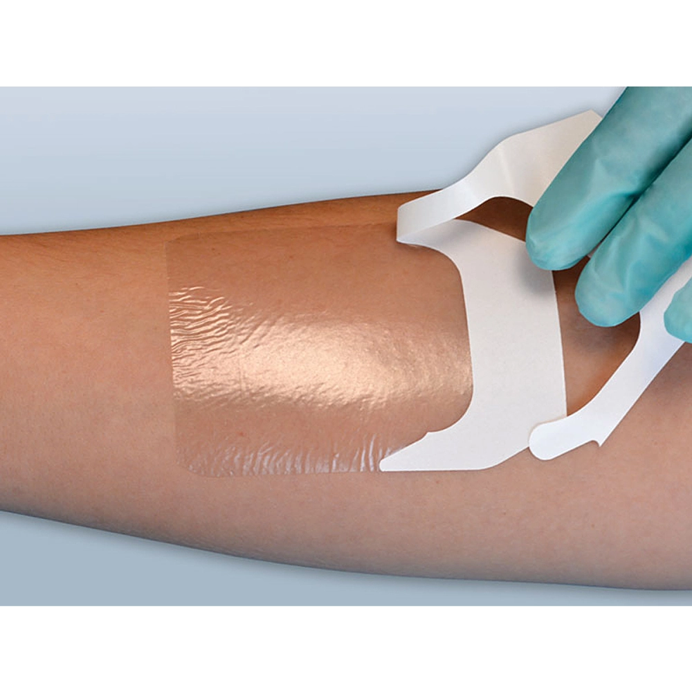 Curativo Placa Filme Adesivo Transparente Sem Fenestra Facil Remoçao Para Cateter Tatuagem Kangli Film 10 x 12 CM Vita Medical