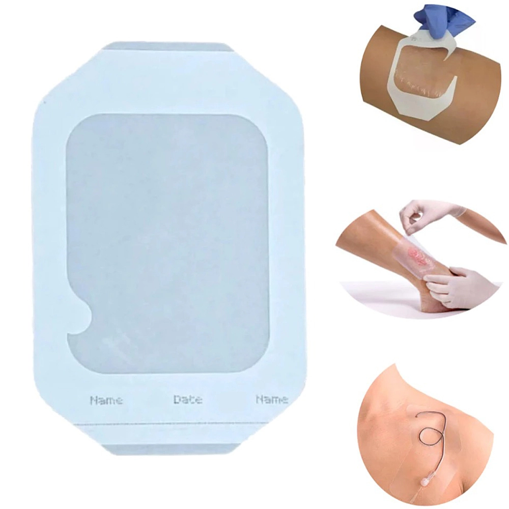 Curativo Placa Filme Adesivo Transparente Sem Fenestra Facil Remoçao Para Cateter Tatuagem Kangli Film 10 x 12 CM Vita Medical