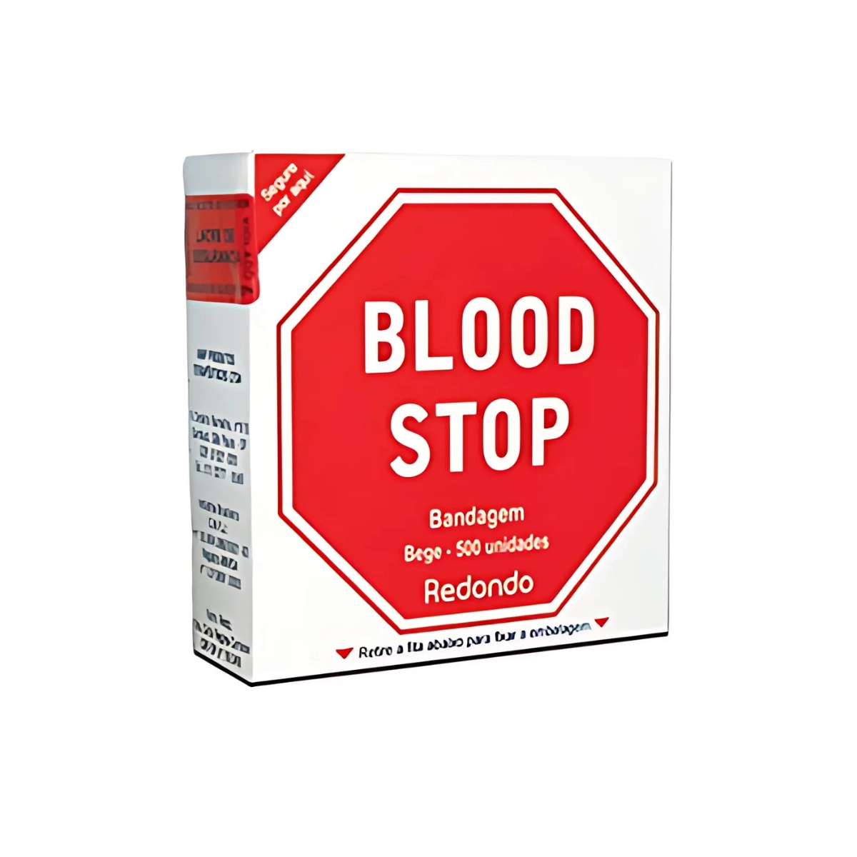 Curativo Redondo Bege Blood Stop C/ 500 Unidades 