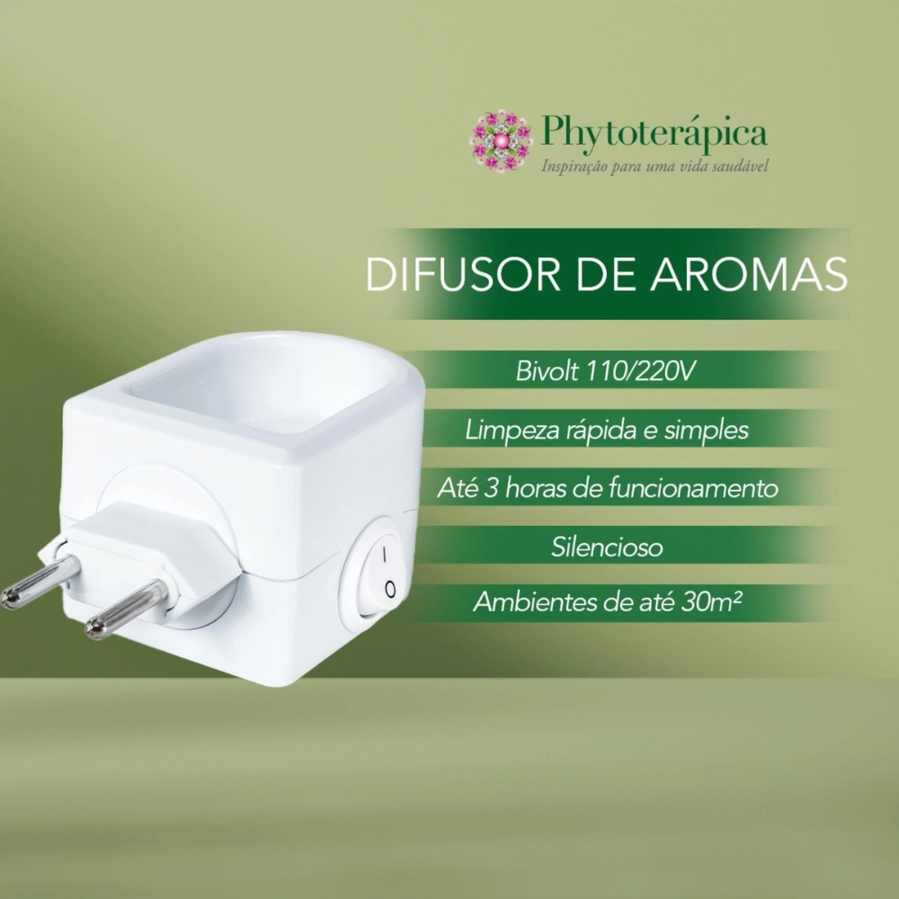 Difusor de Aromas Essência 110/220V Aromaterapia Phytoterapica