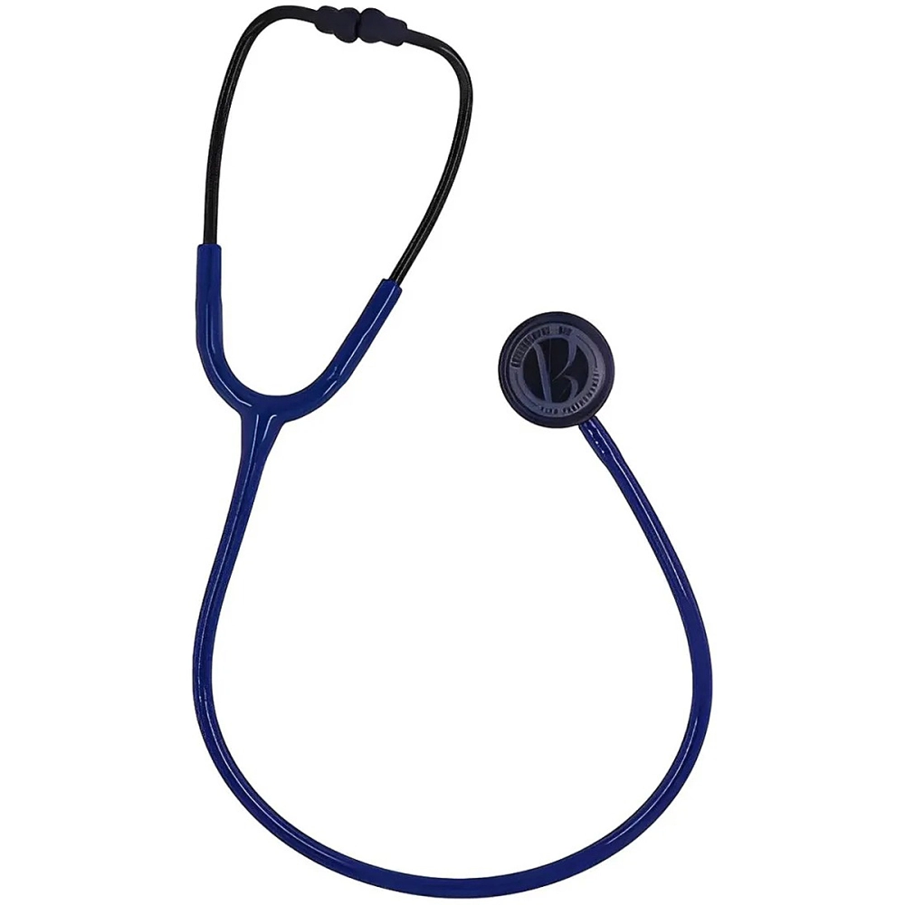 Estetoscopio Duplo Adulto Pediatrico Aço Inox BIC Eternity Diagnostico Garantia 5 Anos Azul Marinho