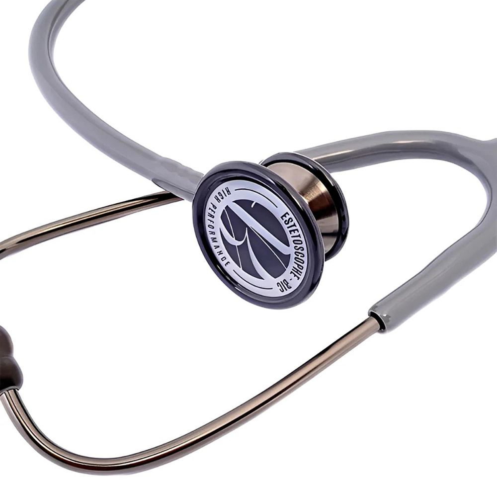 Estetoscópio Duplo Adulto Pediátrico Aço Inox BIC Eternity Diagnóstico Garantia 5 Anos