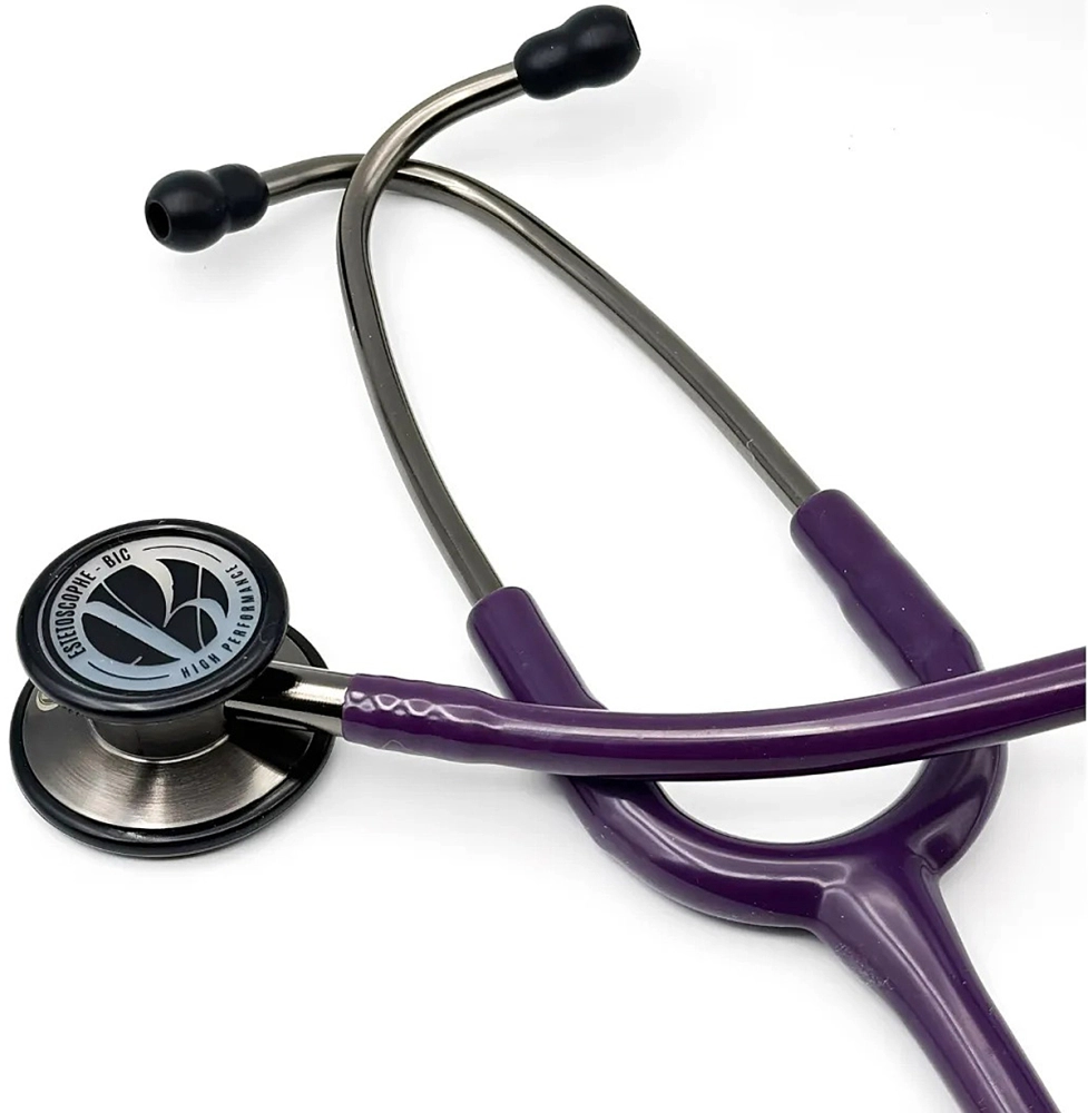 Estetoscópio Duplo Adulto Pediátrico Aço Inox BIC Eternity Diagnóstico Garantia 5 Anos