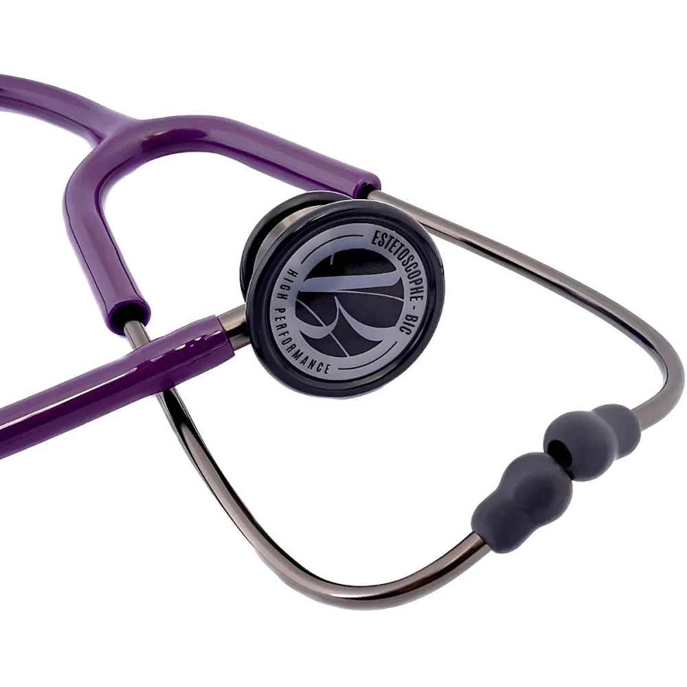 Estetoscópio Duplo Adulto Pediátrico Aço Inox BIC Eternity Diagnóstico Garantia 5 Anos