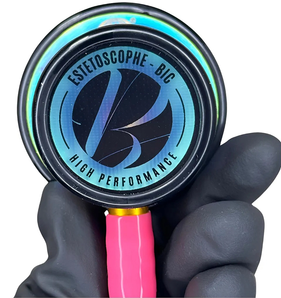 Estetoscópio Duplo Adulto Pediátrico Aço Inox BIC Eternity Diagnóstico Garantia 5 Anos