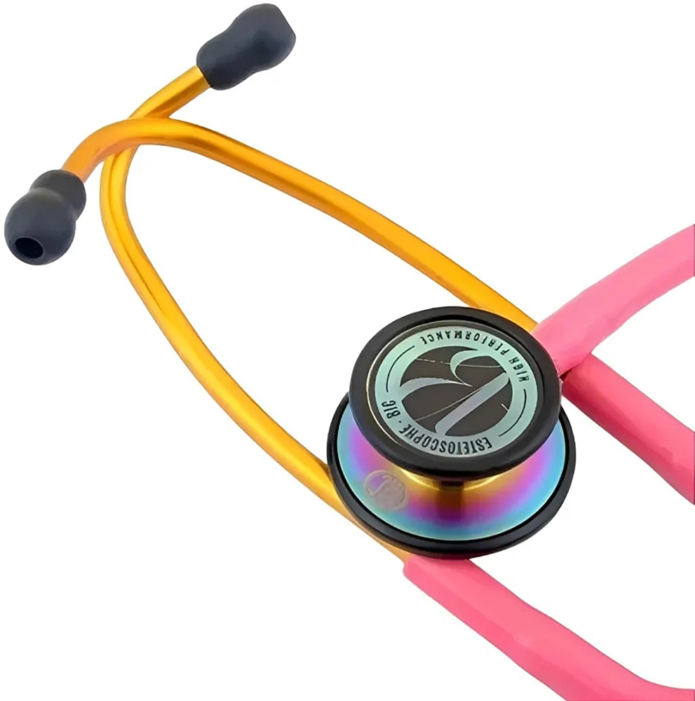 Estetoscópio Duplo Adulto Pediátrico Aço Inox BIC Eternity Diagnóstico Garantia 5 Anos