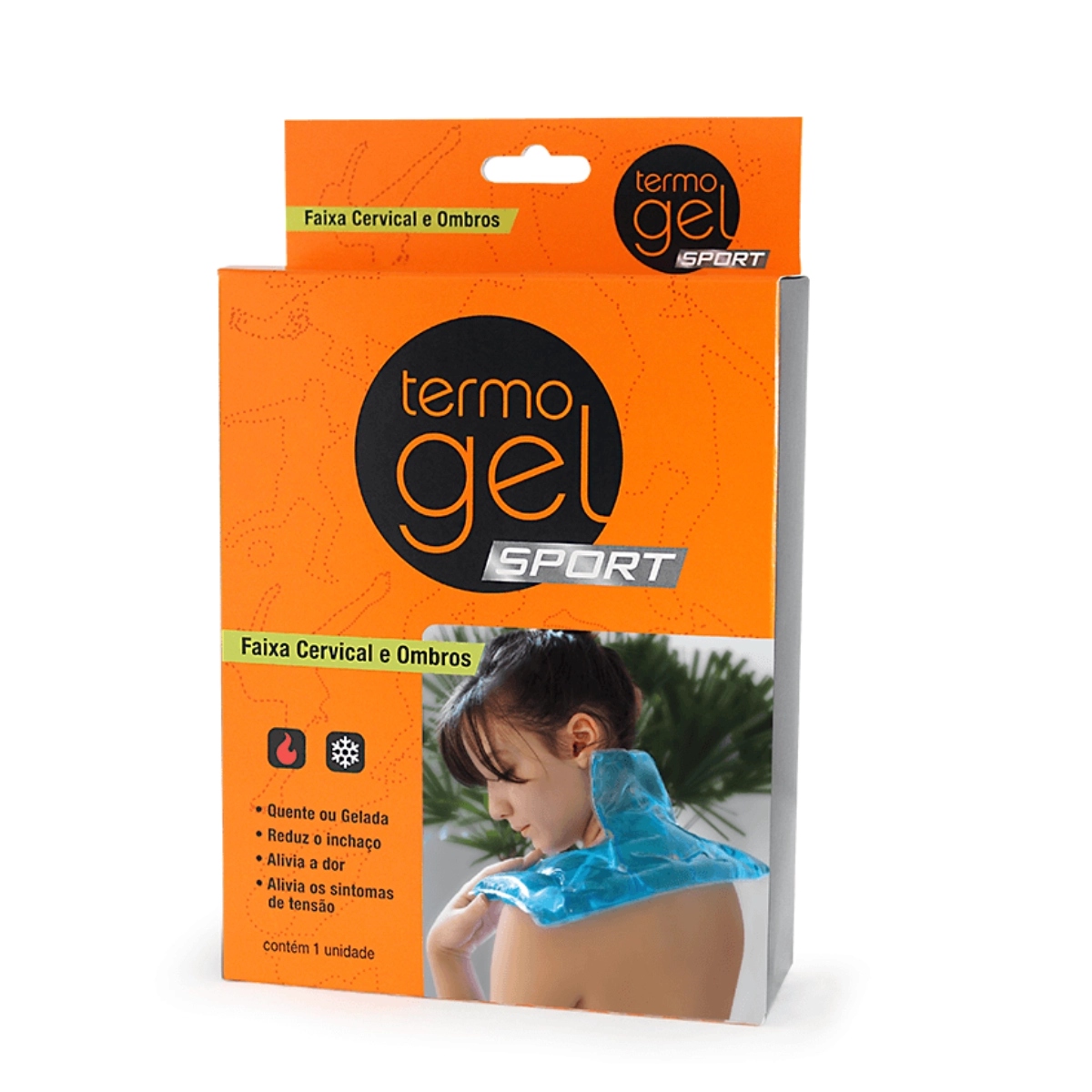 Faixa Termica Para Cervical e Ombro Compressa Quente e Fria