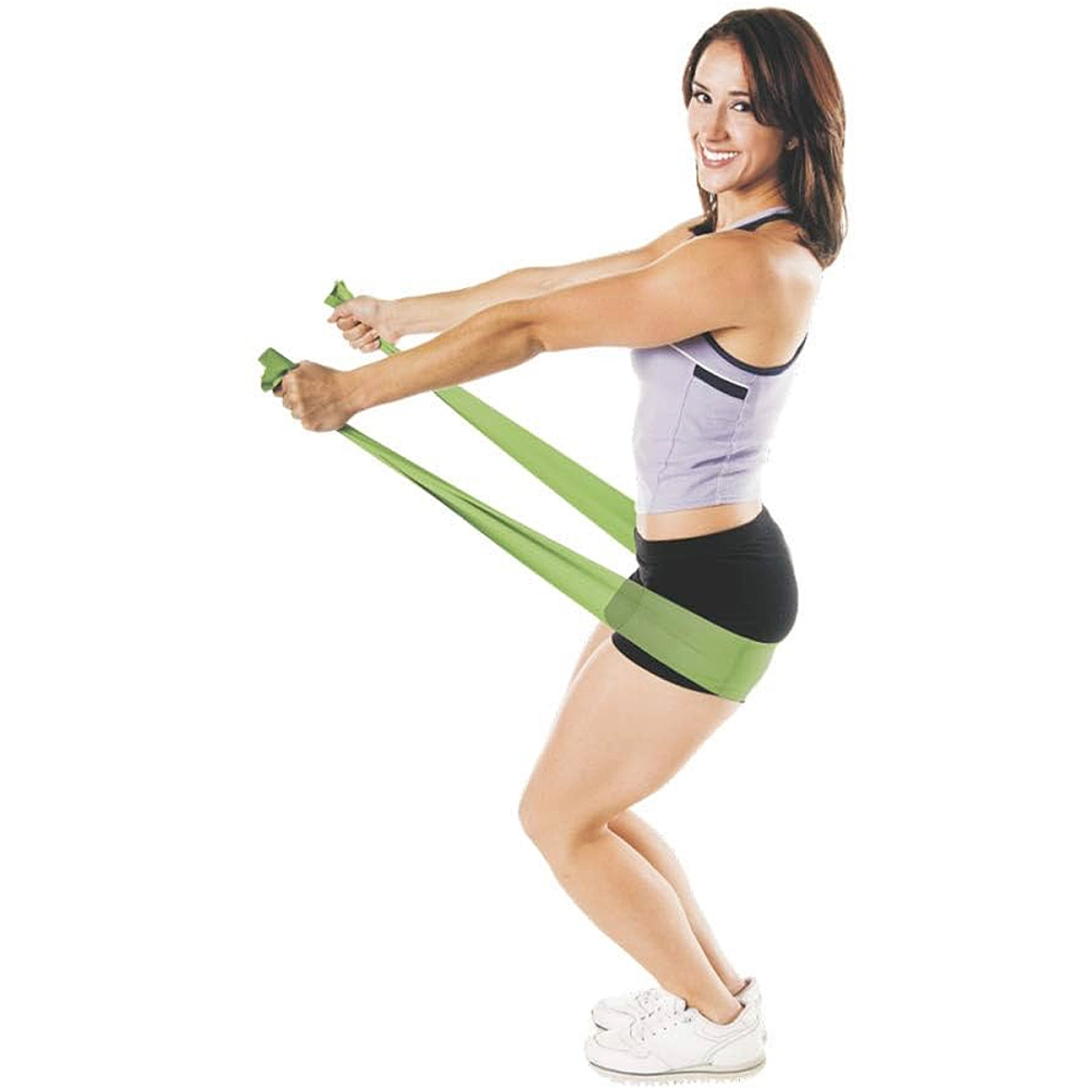 Faixa Elástica Fitness Para Exercícios Yoga Fisioterapia Elástico Funcional Treinamento Extensor ALUX PRO SPORTS  