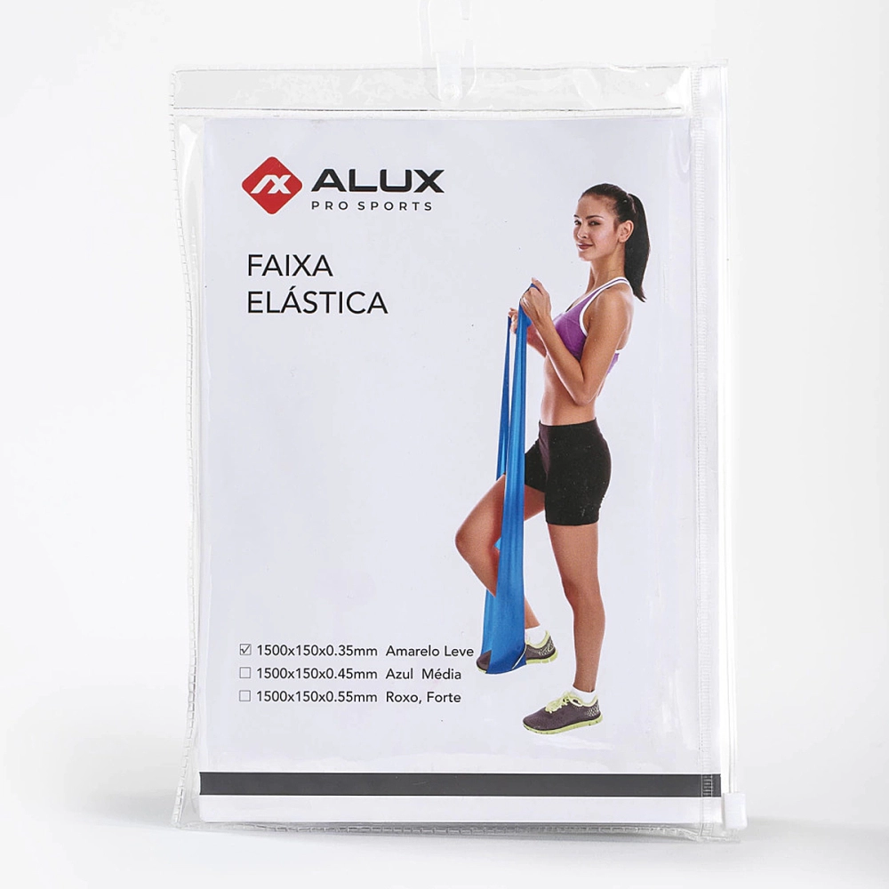 Faixa Elástica Fitness Para Exercícios Yoga Fisioterapia Elástico Funcional Treinamento Extensor ALUX PRO SPORTS  