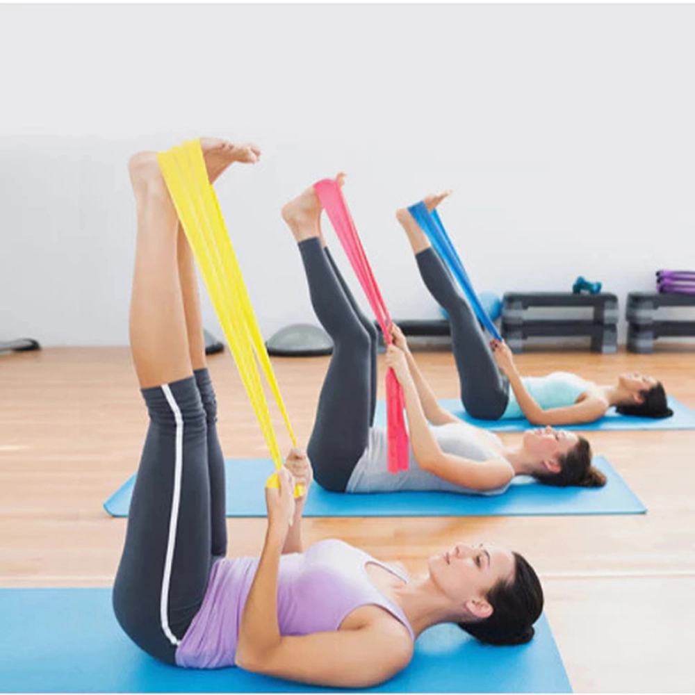 Faixa Elástica Fitness Para Exercícios Yoga Fisioterapia Elástico Funcional Treinamento Extensor ALUX PRO SPORTS  