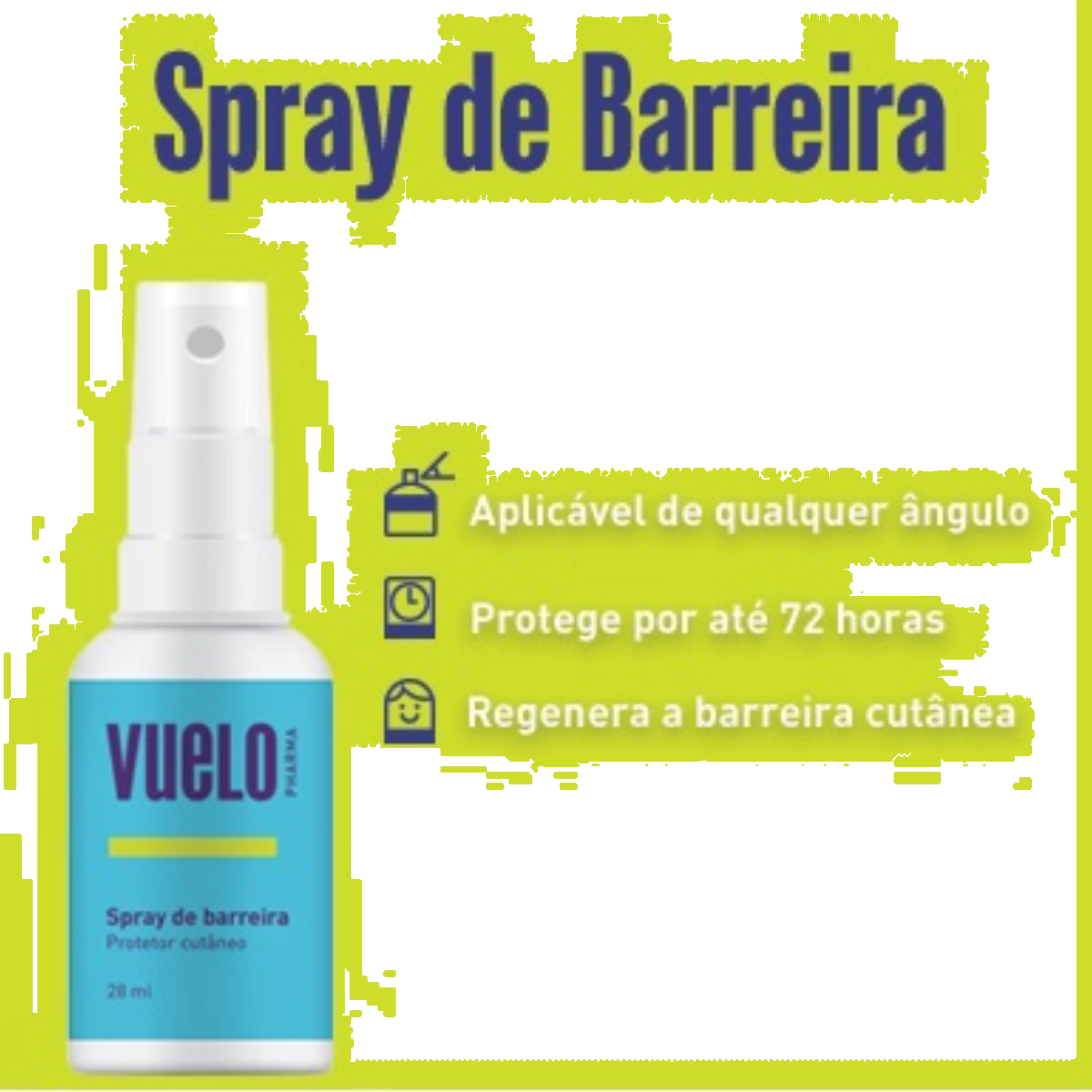 Spray de barreira Protetor Cutâneo 28 ml Vuelo 