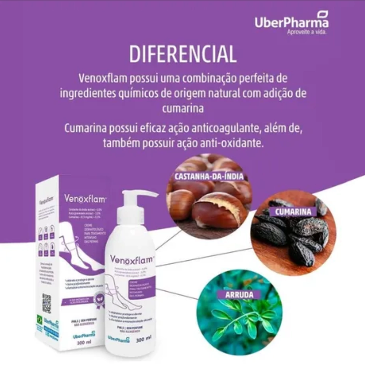 Creme Para Varizes Venoxflam Dermatológico