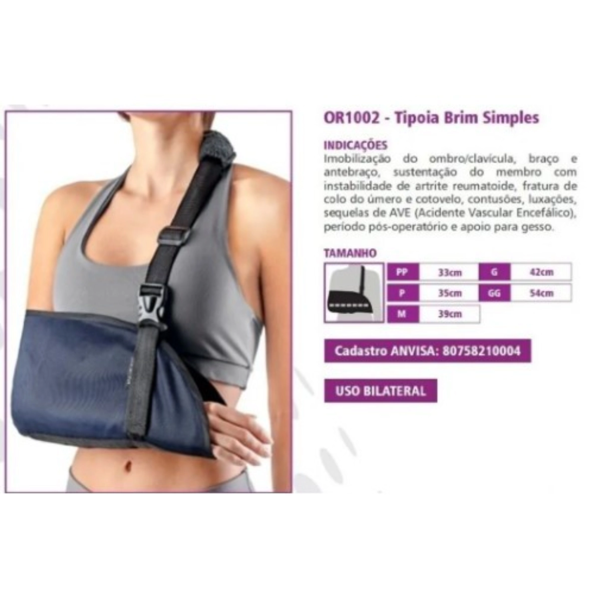 Tipoia Simples Blim Hidrolight