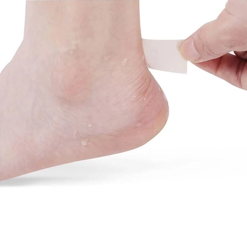 Fita Protetora Discreta Para Os Pes Calcanhar Transparente Respiravel Flexivel 25MM x 3M Missner