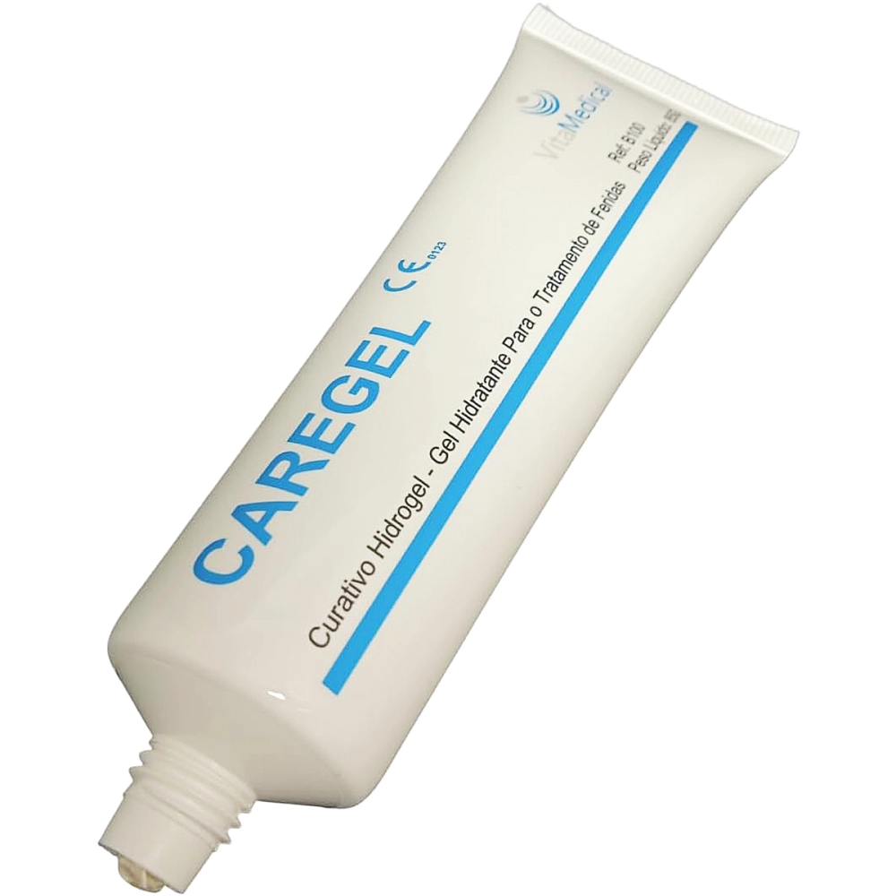 Hidrogel Gel Hidratante Curativo Para Tratamento De Feridas Pomada 85 Gramas Caregel Vita Medical