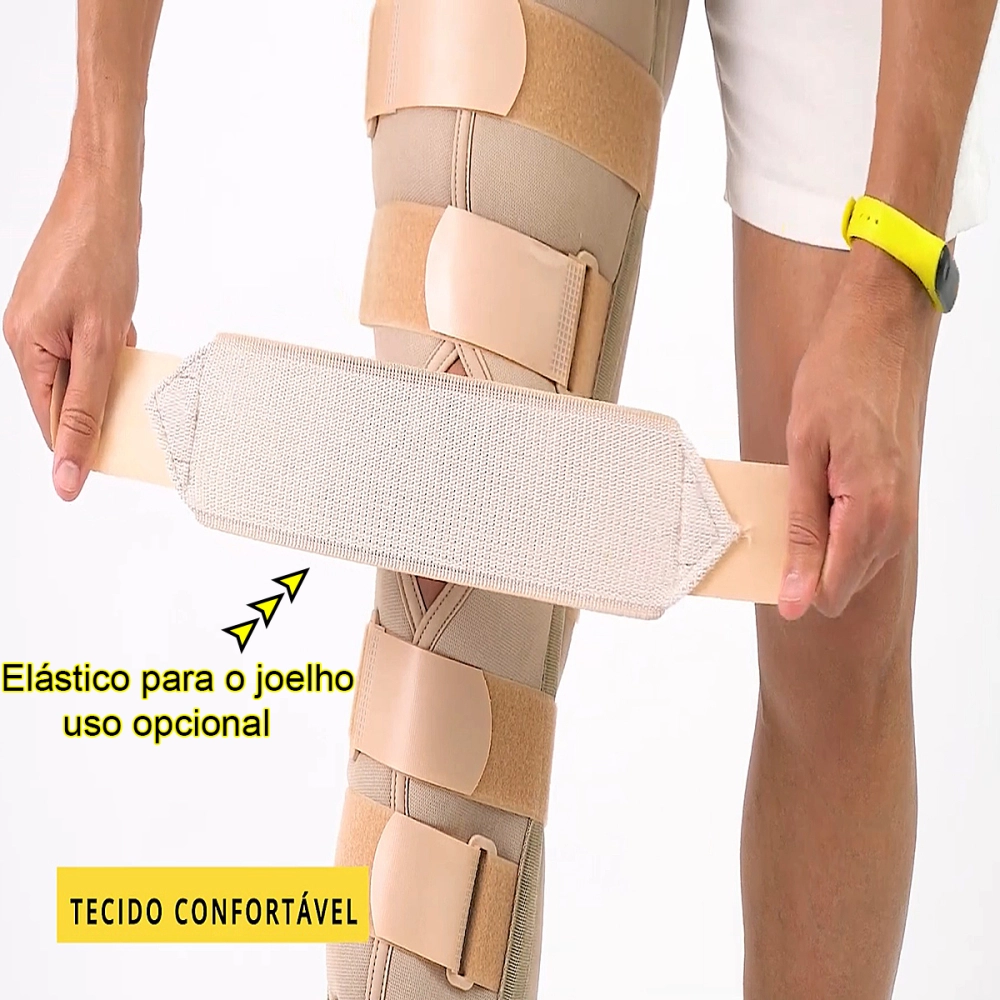 Imobilizador Estabilizador de Joelho Ajustavel Regulavel 50 cm KS0118 Kestal
