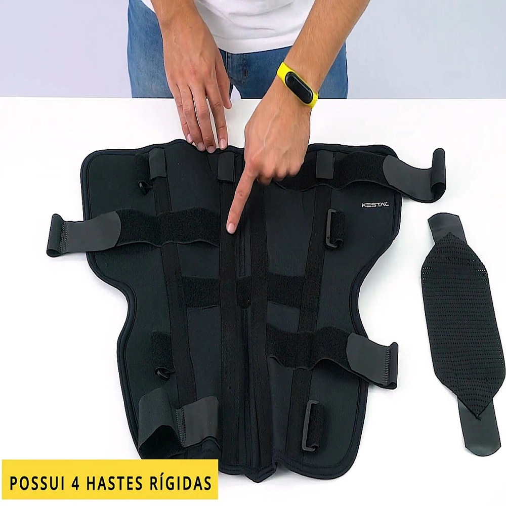 Imobilizador Estabilizador de Joelho Ajustavel Regulavel 60 cm KS0118 Kestal