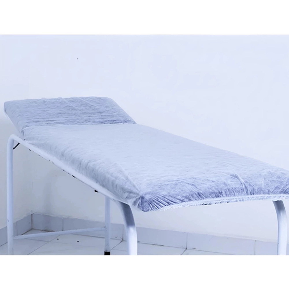 Lençol Descartavel TNT Com Elastico Premium 20gm Branco 210 x 90cm 10 Unidades Protdesc