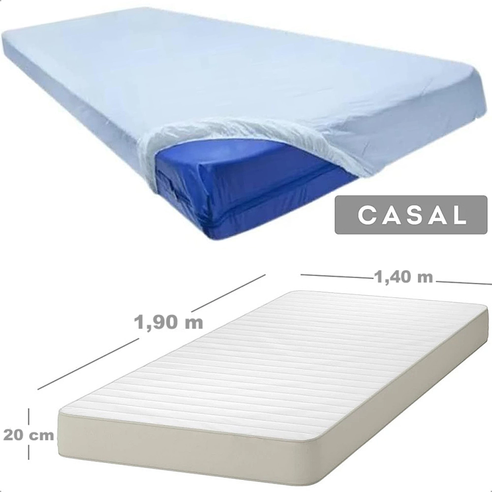 Lençol Impermeavel com Elastico Resistente a Liquidos Vapt Vupt Casal