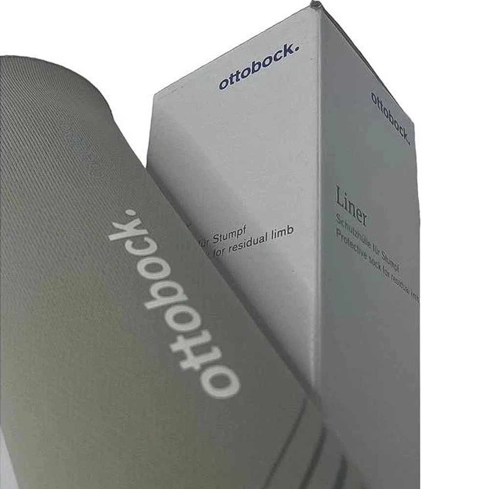 Liner De Silicone Ottobock Caleo 6Y92 Com Tecido Para Prótese Transtibial Sem Conexão