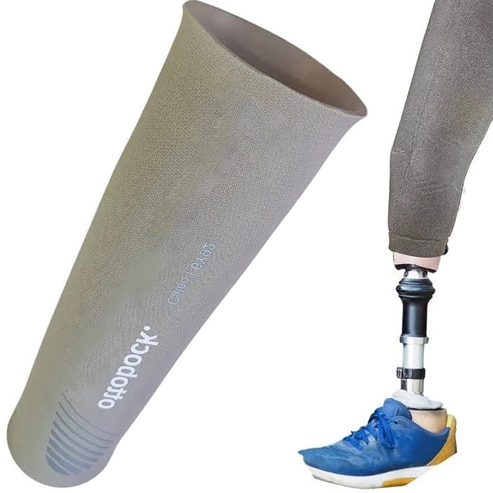 Liner De Silicone Ottobock Caleo 6Y92 Com Tecido Para Prótese Transtibial Sem Conexão