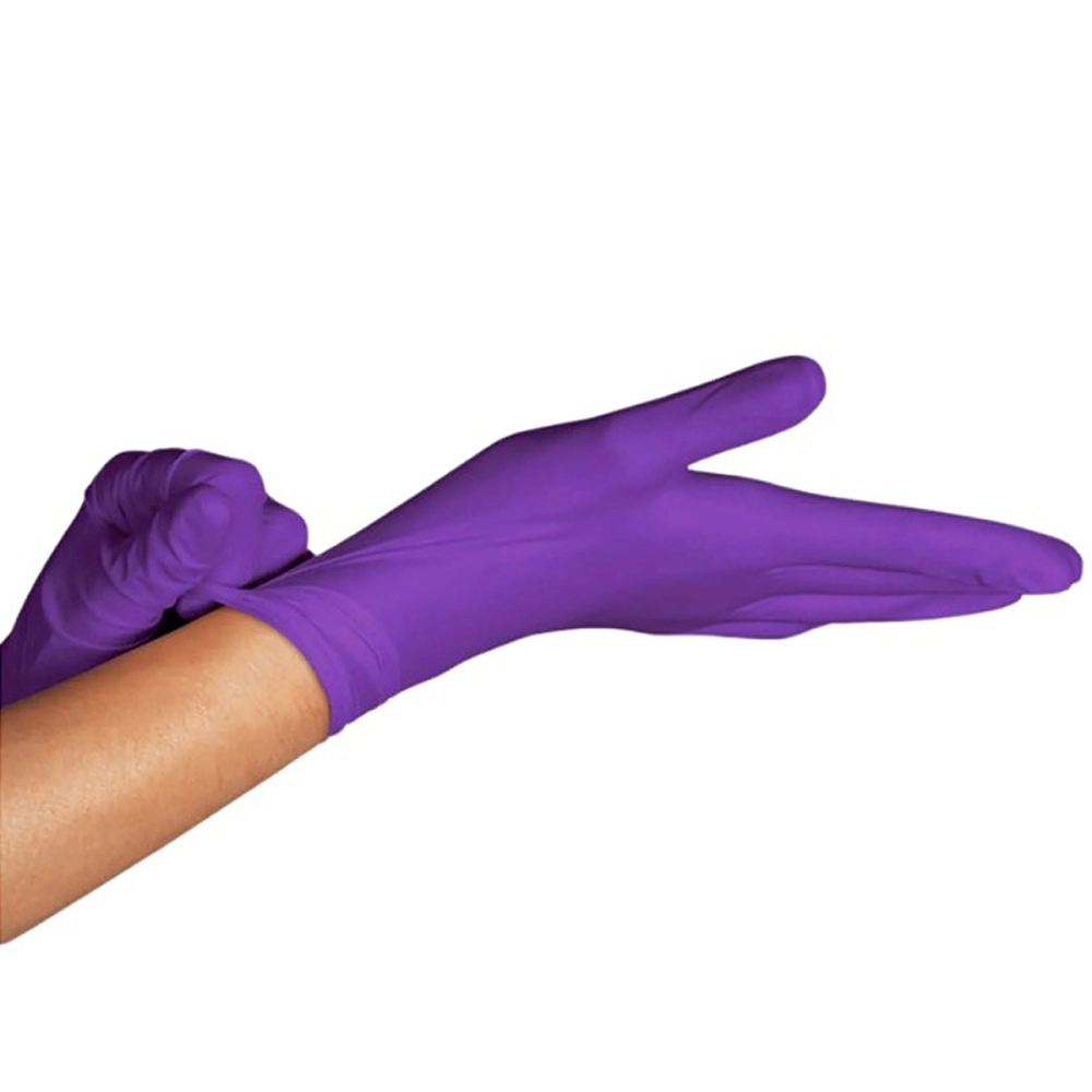 Luva Descartável Coloridas Resistente Para Procedimentos Látex Premium Com Pó Caixa Com 100 Unidades Unigloves