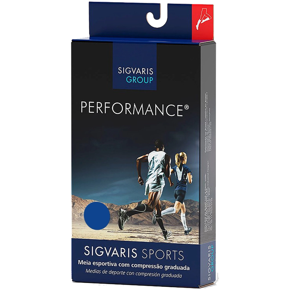 Meia de Compressão Esportiva Performance 20-30mmHg Unissex Graduada Para Corrida e Atividades Física Sigvaris