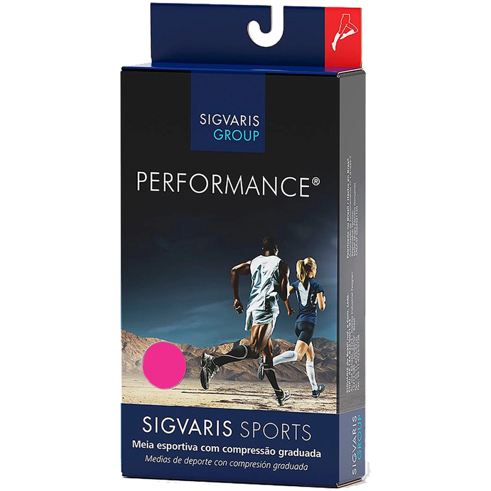 Meia de Compressão Esportiva Performance 20-30mmHg Unissex Graduada Para Corrida e Atividades Física Sigvaris