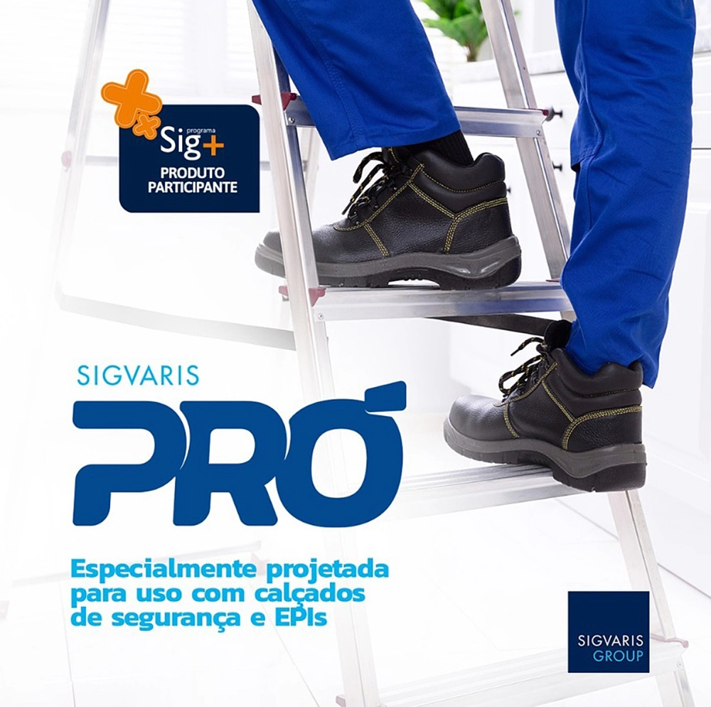 Meia De Compressão Suave Graduada 3/4 Pró Preta 15-20 mmHg Unissex Sigvaris