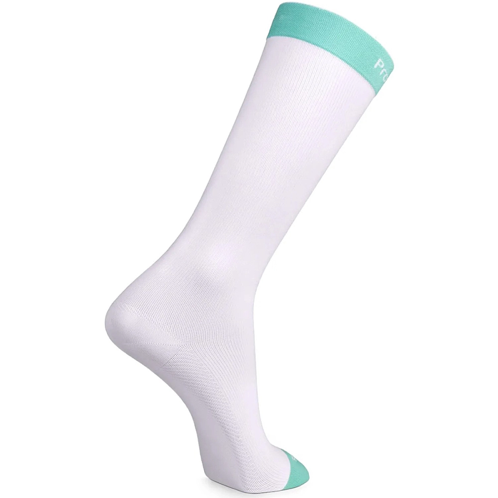 Meia De Compressão Suave Graduada 3/4 Pró Saúde Branca 15-20 mmHg Unissex Sigvaris