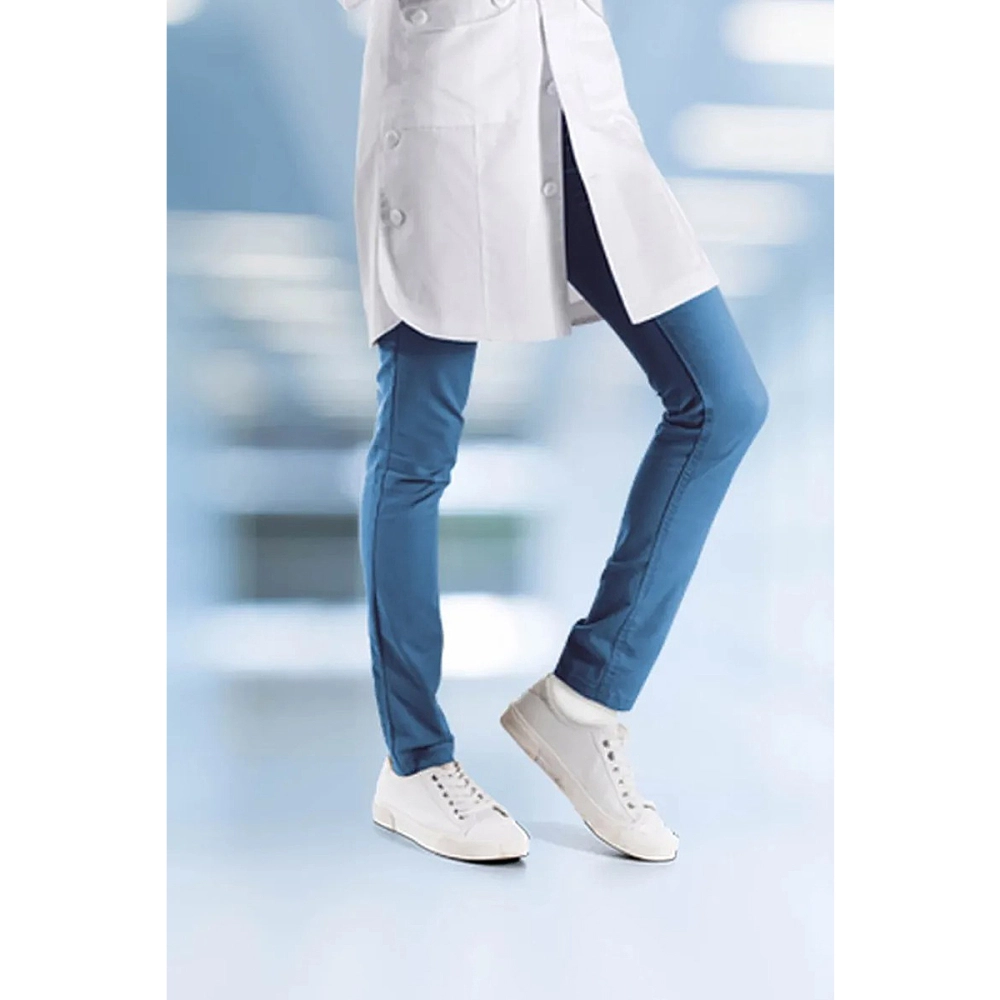 Meia De Compressão Suave Graduada 3/4 Pró Saúde Branca 15-20 mmHg Unissex Sigvaris