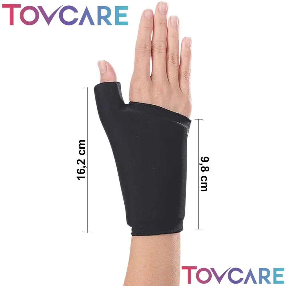 Munhequeira Ajustável Em Gel Flexível Bilateral Compressa Térmica Quente Frio Gelcare Tovcare