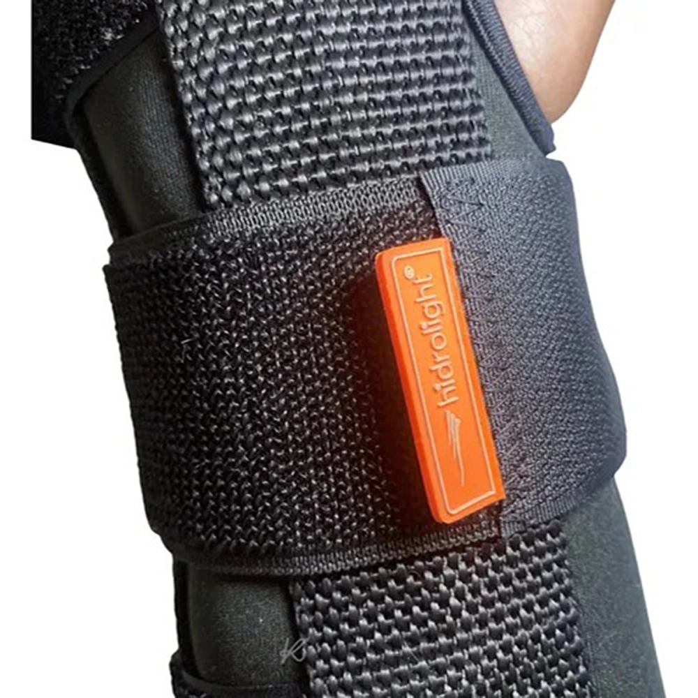 Munhequeira Com Tala Imobilizadora Unilateral Ajustavel Ortese Para Punho Mao Pulso Unissex Hidrolight