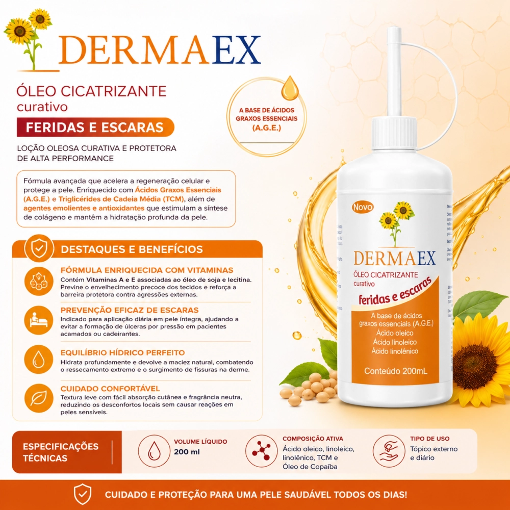 Óleo de Girassol Dermaex 200ml DBS