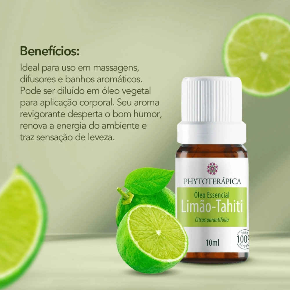 Óleo Essencial de Limão-Tahiti  10ml Phytoterapica 