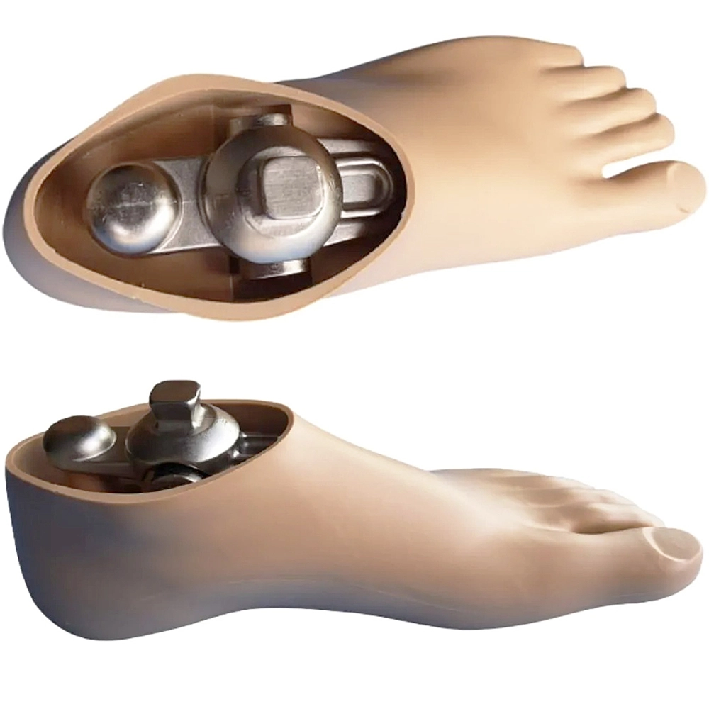 Pé Sach Articulado Para Prótese De Perna Transtibial E Transfemoral Articulação + Adaptador Articulação Universal Para Pé Sach Articulado Prótese Modular DKPC06G Dilepé
