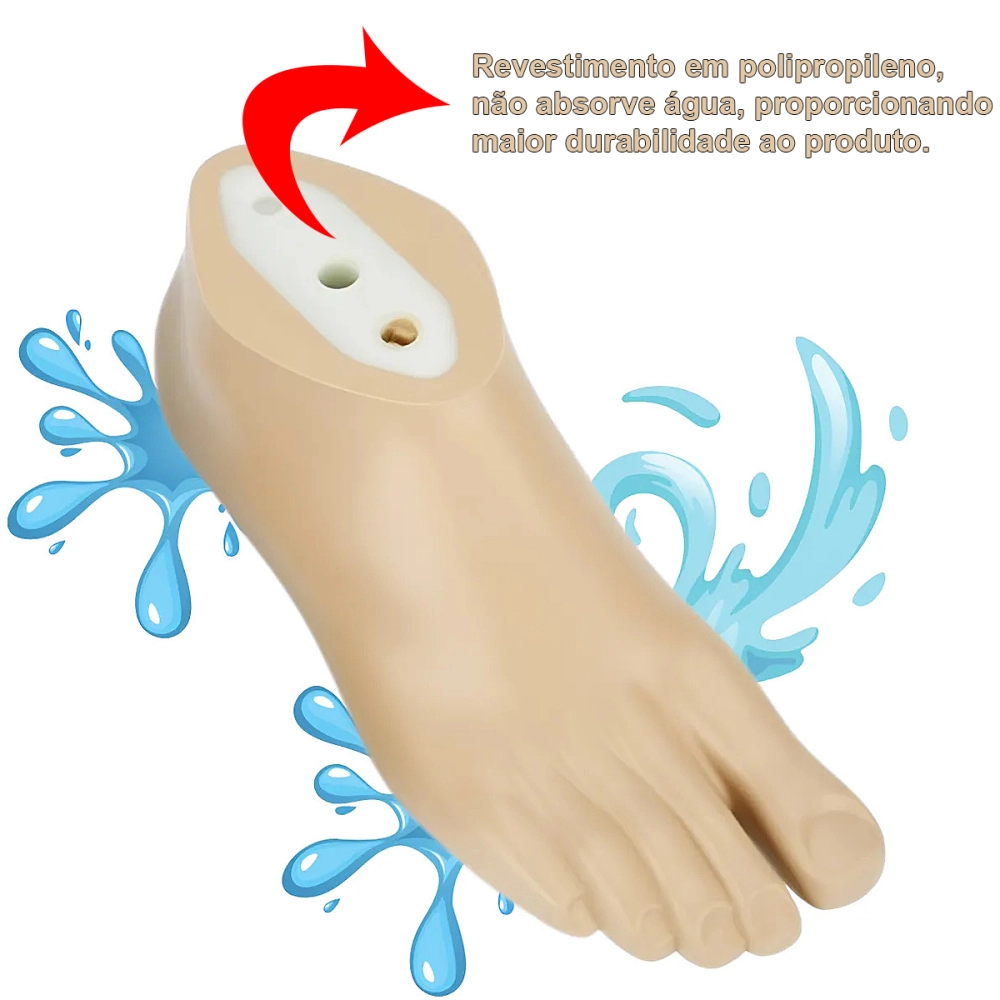 Pé Sach Para Prótese De Perna Transtibial Transfemural A Prova D’Água Com Divisão Do Dedão Dilepe