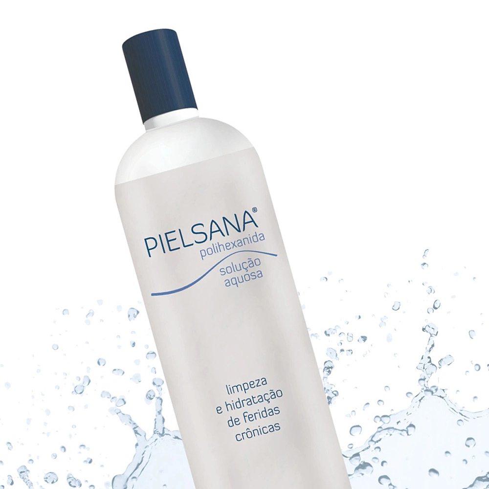 Pielsana Polihexanida Solução Aquosa Com PHMB Limpeza E Hidratação De Feridas 350 ML