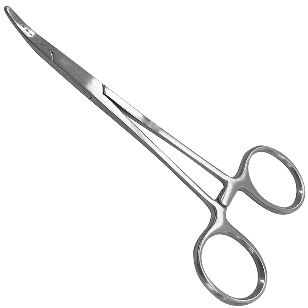 Pinça Halstead Mosquito Curva Aço Inoxidável 12 cm Golgran