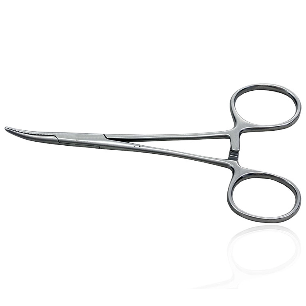 Pinça Halstead Mosquito Curva Aço Inoxidável 12 cm Golgran