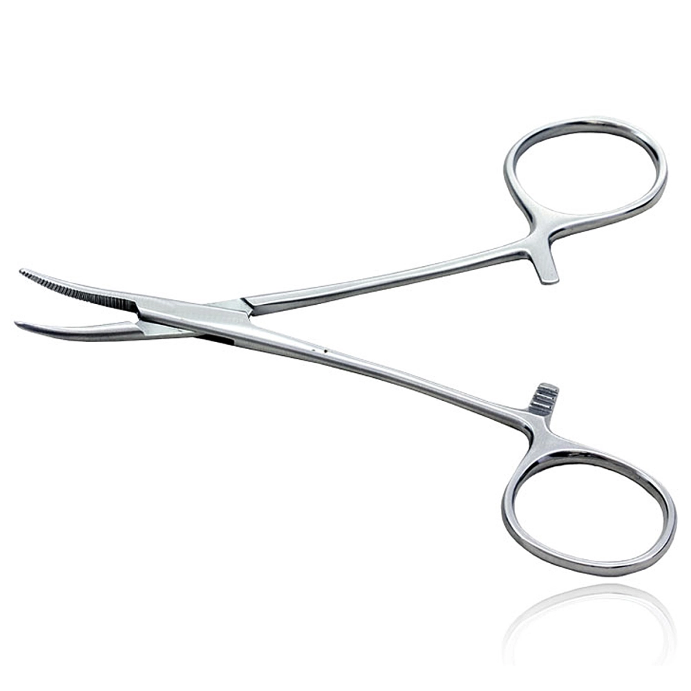 Pinça Halstead Mosquito Curva Aço Inoxidável 12 cm Golgran